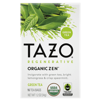 TAZO Organic Zen Green Tea Bags, 16 Count