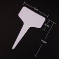 thumbnail image 3 of 100Pcs Ground Insert Weather-resistant T-shaped Waterproof Marking PVC Horticultural Flowers And Plant Labels Garden Gadgets, 3 of 3