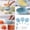 A, variant on STAOEDU Vegetable Chopper, 12 in 1Multifunctional Food Chopper, Kitchen Vegetable Slicer Dicer Cutter,Veggie Chopper With 5 Blades,Carrot Chopper With Container (Blue)