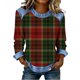 thumbnail image 1 of Camisetas de Manga Larga de Verano para Mujeres de Moda Cuello Redondo Sólido Regular Casual Camisetas de Manga Corta de Verano, 1 of 5