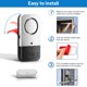 thumbnail image 5 of Sensor de alarma de ventana de puerta Sensor de puerta inalámbrico Compatible con alarma antirrobo, 5 of 8