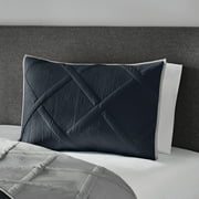Mainstays Diamond Grey Argyle Polyester Pillow Sham, King (1 Count)