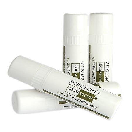 Surgeon's Skin Secret 4 pack Lip Conditioner wih SPF 25