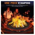 thumbnail image 5 of LXKJ 35 Inch Octagonal Outdoor, for Outside Wood Burning, Firepit, Firepits for Outside, Camping, Backyard, Patio, Garden, Porch, Black, 5 of 8