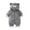 ZA6-Grey, variant on XFHLMJFF Onesies 0-3 Months Unisex Bear Ears Jumpsuit Hooded Baby Panda Fold Over Mittens Footies Bodysuit Girls Boys Winter Long Sleeve Pajamas