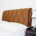 thumbnail image 1 of Sofa Daybed Large Filled Triangular Wedge Cushion Bed Backrest Positioning Support Pillow Reading Pillow Office Lumbar Pad with Removable Cover Coffee Queen, 1 of 5