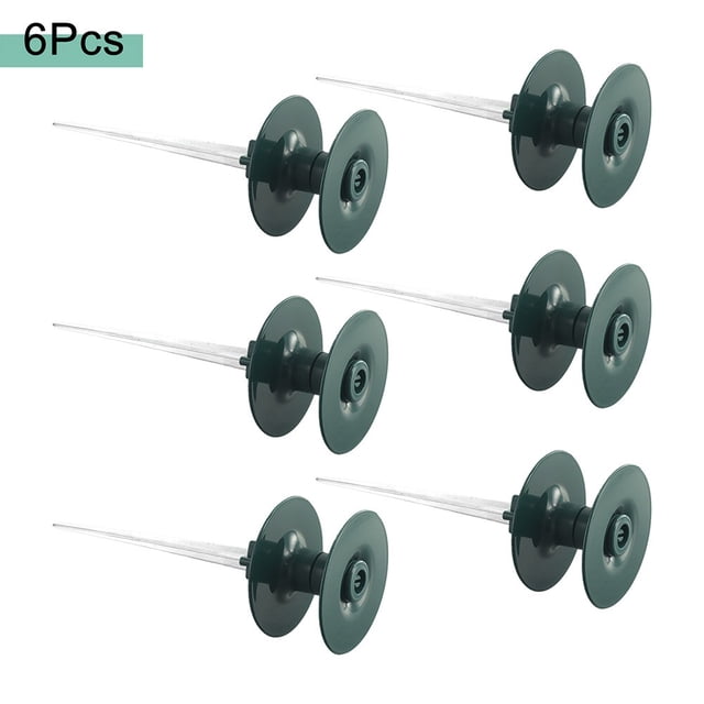 Tuyau d'Arrosage Rouleau Lisse Guide Roue en Résine avec Crampon en Métal de Zinc Robuste