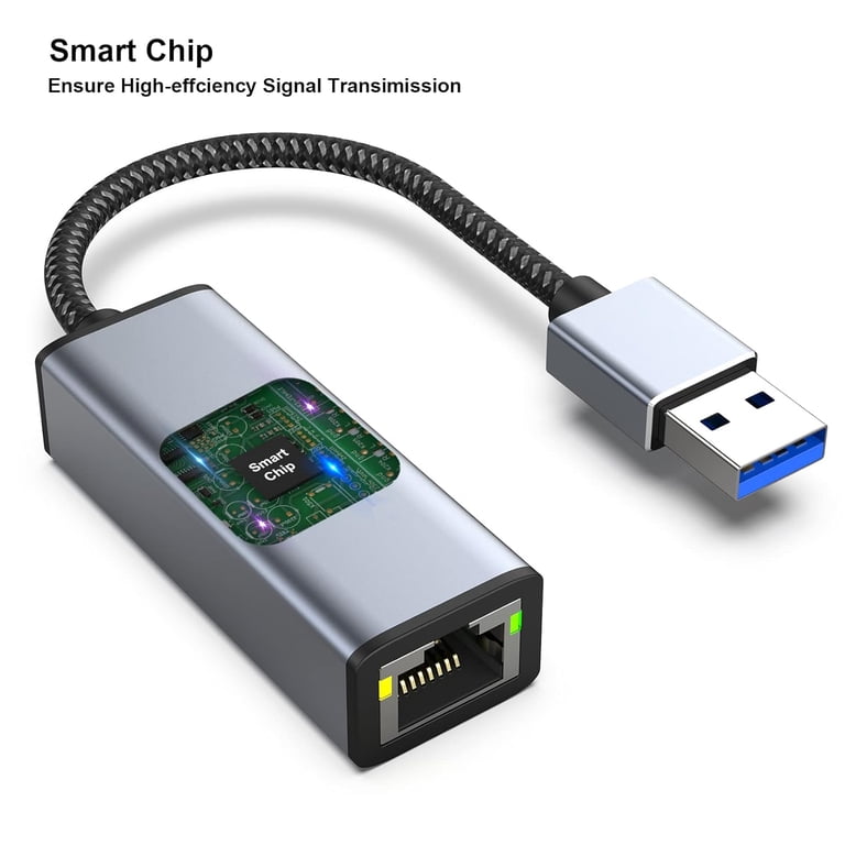Adattatore USB A Ethernet Gigabit Uni - 1Gbps Senza Driver Per PC E Mac - Foto 10