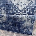 thumbnail image 4 of Sofia Blue Ivory Vintage Area Rug 6'7" x 9'2", 4 of 5