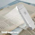 thumbnail image 2 of USB Rechargeable Book Reading Light with 200mAh Battery and 2 Dimmable Brightness LED Clip on Book Light Eye-Protection Bookmark Read Light for Reading in Bed Car, 2 of 6