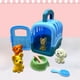 thumbnail image 4 of Juguetes de piscina, juguetes para bebés, juguetes para niños pequeños, juego de muñecas con escena de casa de juegos para niños y niñas, castillo de juguete DIY, regalos de jardín de infantes, venta, 4 of 6