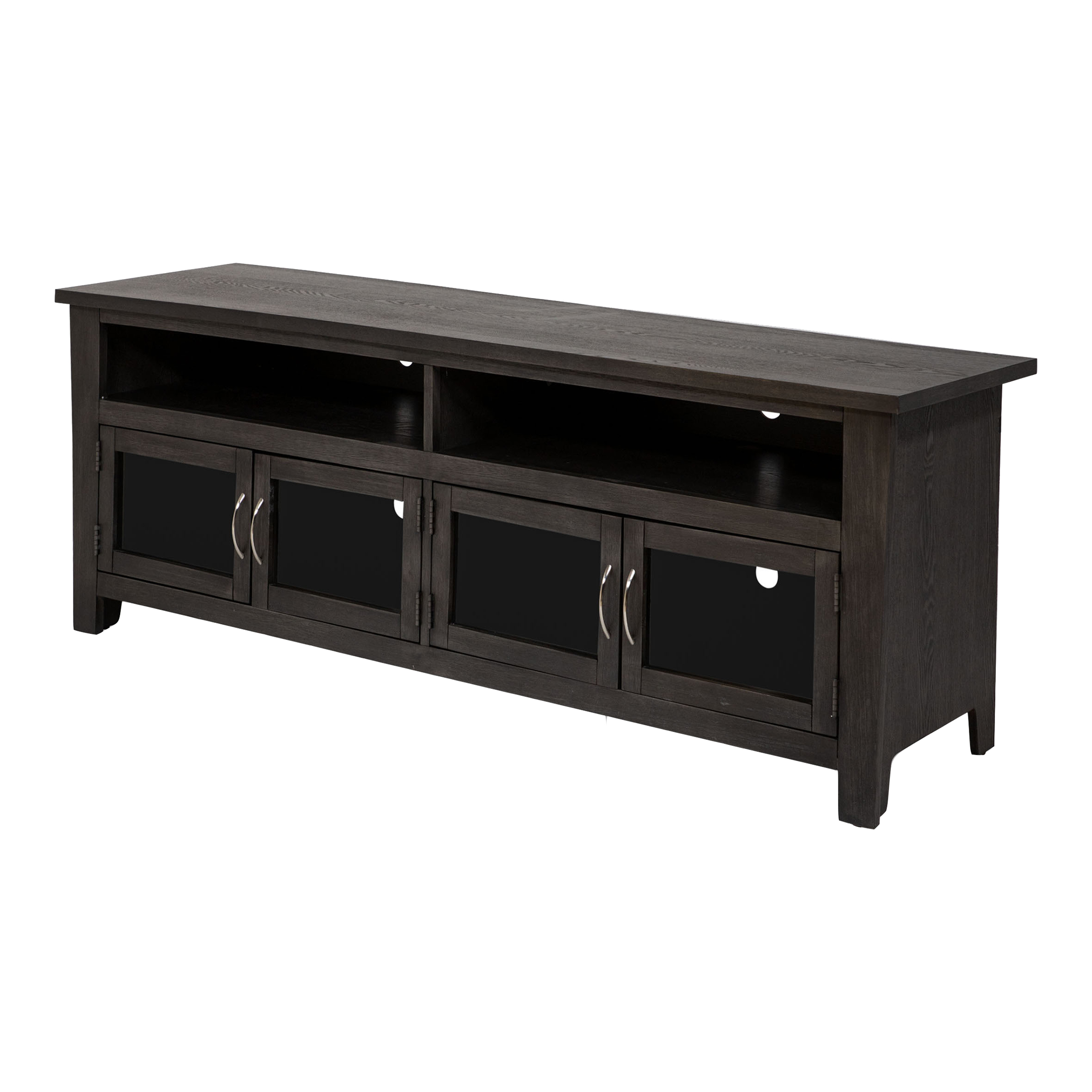 Furniture of America Stevens TV Stand for TVs up to 80", Gray