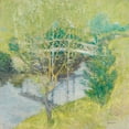 thumbnail image 2 of Stellar Design Studio 20x20 White Modern Wood Framed Museum Art Print Titled - John Henry Twachtman - The White Bridge, 2 of 4