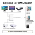 thumbnail image 3 of Lightning Hdmi Cable Iphone Hub Adapter 1080p Digital Av Adapter, 3 of 8