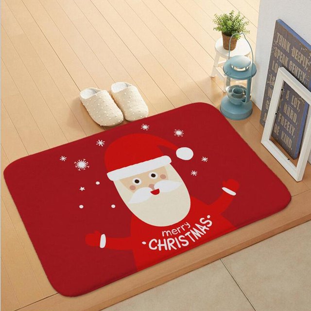 Alfombra Antideslizante Adecuada Para Piso, Puerta Dormitorio Cocina Sala De Comedor Hotel Camping Picnic Papá Noel Yotijar Alfombra para el piso Alfombrilla para la puerta