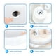 thumbnail image 2 of Taburete De Baño Taburete de baño inflable Juguetes de baño de PVC portátil para niños pequeños (rosa) Likrtyny libre de BPA, 2 of 9