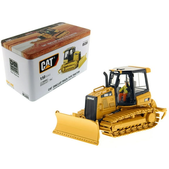 CAT Caterpillar D5K2 LGP Track Type Tractor Dozer with Ripper and Operator "High Line" Series 1/50 by Diecast Masters