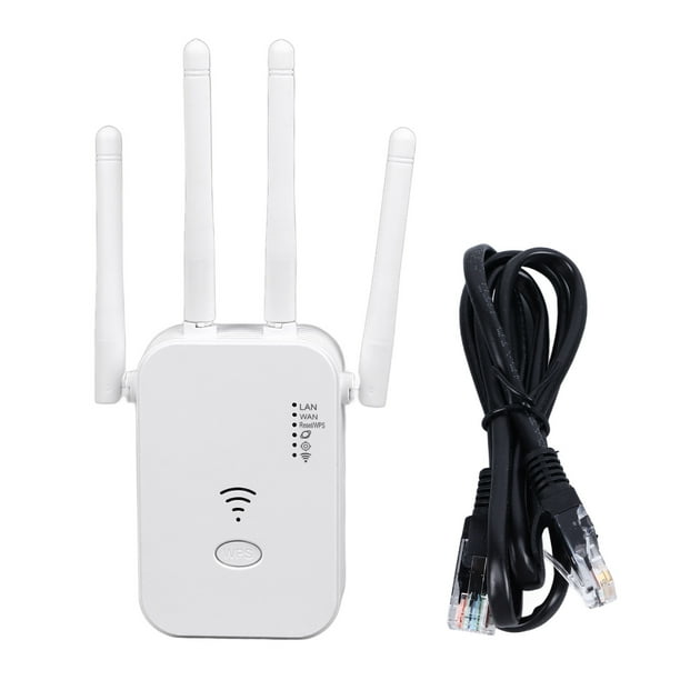 Repetidor amplificador Wifi 300M cobertura de largo alcance extensor WiFi amplificador de senal para el hogar enchufe estadounidense 110 240V blanco Walmart en linea