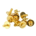 thumbnail image 3 of 10Pcs Drum Set Lug Screw Replacement Metal Musical Instrument Drum Kit Ear Claw Hook Mount Screw Accessory Gold, 3 of 8