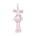 thumbnail image 2 of zhmrfg Christmas Doll Santa Claus Snowman Glitter Decoration, Pink Holiday Figurine with Extendable Legs Adjustable Plush Pendant for Window Table Display Perfect for Christmas Gift Holiday Parties, 2 of 6