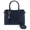 thumbnail image 2 of HS Collection HS8435 BLU LIZA Navy Blue Satchel/Shoulder Bag, 2 of 5