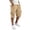 A-Khaki68, variant on SONXAHE Men's Solid Cargo Bermudas Multi Flap Pocket Relaxed Cut Summer Vacation Shorts