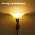 thumbnail image 6 of NATYSWAN Floor Lamp for Living Room, 72" Modern Bedroom Standing Lamp with 8W LED Bulb, 3000K Eye Protection Torchiere for Bedroom, Office, Living Room (Red Brown), 6 of 7
