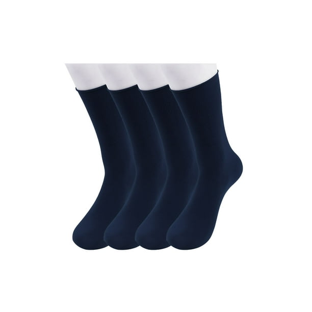 Calcetines de Nailon Transparente con puños Elásticos uxcell 2 Pares Azul marino M