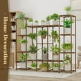 thumbnail image 5 of Bamworld Large Plant Stand Indoor Plant Shelf Outdoor Hanging Plant Pot Holder for Living Room Outdoor Plant Rack Indoor Multiple Plants Patio Balcony Garden, 5 of 5