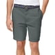 thumbnail image 1 of Pantalones cortos tipo chino informales con cinturón y frente plano para hombre de Club Room, gris, 42 Club Room  chino, 1 of 1
