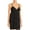 Black, variant on P.J. Salvage Womens Lace Detail Pajama Night Gown, Black, Small
