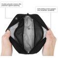thumbnail image 3 of Electronics Accessories Case, 6.5" Polyester Carrying Travel Electronics Accessories Organizer Universal Cable Management Hard Drive Bag for Power Cord, USB, Charger, AC Adapter - Black, 3 of 8