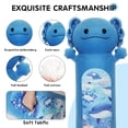 thumbnail image 2 of Almohada corporal de peluche Axolotl HAIJUNYA, 91 cm, color azul, 2 of 8