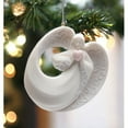 thumbnail image 2 of Ceramic Angel Ornament with Heart 3x1x3.38in, 2 of 3