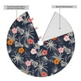 thumbnail image 2 of Yiaed Hawaiian Style Print Christmas Tree Skirt , Tree SkirtsTree Mat for Christmas Winter Holiday Indoor Decorations-48", 2 of 7