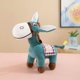 thumbnail image 2 of Muñeco de peluche con forma de burro de peluche, 25 cm, con sillín colorido, 2 of 2