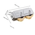 thumbnail image 2 of KAKOWELY 2Ud Rodamientos Para Puertas Correderas Con De Y Inoxidable Para Closet Y Patio, 2 of 6