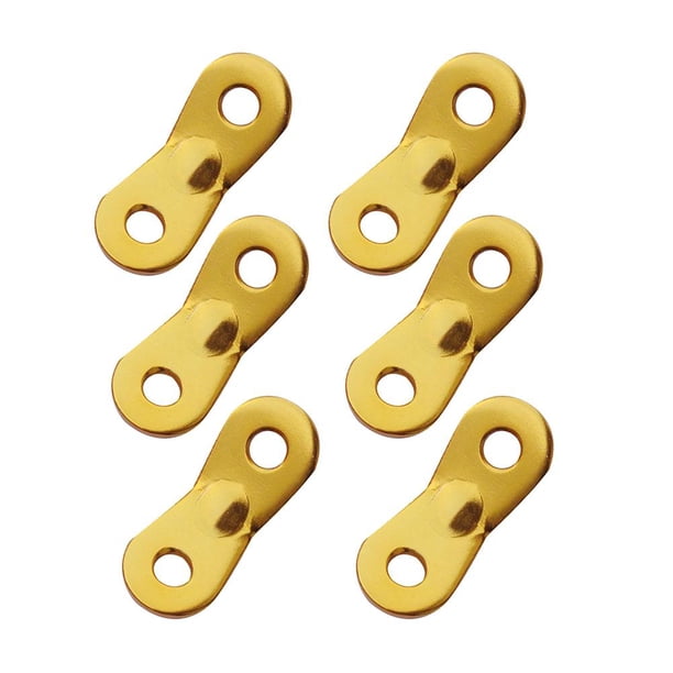 Kuymtek 12 Hebillas Cuerda Viento para Campaña Aleación Aluminio Hebilla Paracord Equipo Campamento Dorado