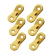 thumbnail image 1 of Kuymtek 12 Hebillas Cuerda Viento para Campaña Aleación Aluminio Hebilla Paracord Equipo Campamento Dorado, 1 of 9