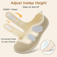 thumbnail image 4 of Barerun Women's Diabetic House Shoes,Wide Toe Box,Adjustable,Eladerly, 4 of 6