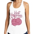 thumbnail image 2 of Knit Happens Tank Top Fitted Racerback Women's Medium Heather Grey, 2 of 5
