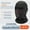 A, variant on DwellJoy Windproof Balaclava Face Mask for Skiing Motorcycle Riding & Outdoor Sports - 5-in-1 Thermal Hood with Breathable Mesh for Men & Women