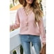 thumbnail image 3 of Pullover Sweater, Loose Comfortable Knitted Sweater Button Design For Dating For Daily ANGGREK Otros, 3 of 7