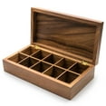 thumbnail image 3 of Ironwood Gourmet 28142 Acacia Wood 14.75 x 7.75" Tea Box", 3 of 8