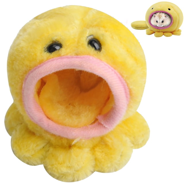 Lit pour Hamster Design Pieuvre Adorable Lit Chaud pour Petit Animal Nid pour Hamster