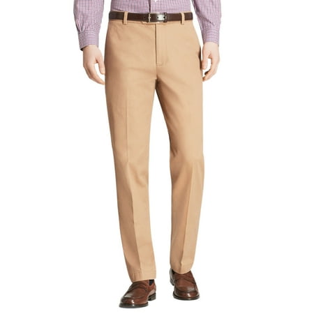 New Brooks Brothers Mens Milano Tan Beige Supima Cotton Chino Pants 40W x 30L 5685-5