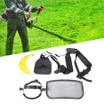 thumbnail image 4 of Cortadora de césped, casco de seguridad, máscara protectora, visera de malla con correa, herramientas de jardinería forestal, 4 of 8