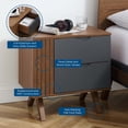 thumbnail image 6 of Modway Dylan Nightstand in Walnut Gray, 6 of 7