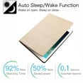 thumbnail image 2 of iPad PRO 10.5 Air 3 [ PRO 10.5 Inch Air 3rd Gen ] A1701 A1709 A1852 A2152 A2123 A2153 A2154 Tree Texture Folio Smart Cover with Protective Sleek & Classic Design - Gold, 2 of 9