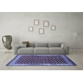 thumbnail image 3 of Ahgly Company Indoor Rectangle Oriental Blue Industrial Area Rugs, 7' x 9', 3 of 4